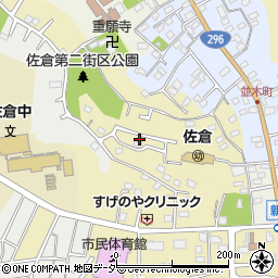 千葉県佐倉市鏑木町941周辺の地図