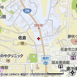 千葉県佐倉市並木町1周辺の地図