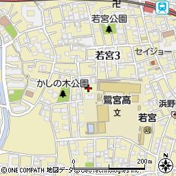 東京都中野区若宮3丁目47周辺の地図