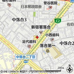 東京都新宿区中落合3丁目7周辺の地図