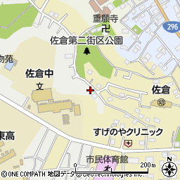 千葉県佐倉市城内町130-5周辺の地図