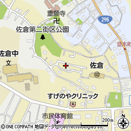 千葉県佐倉市鏑木町941-35周辺の地図