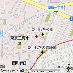東京都練馬区関町南2丁目7-13周辺の地図
