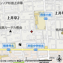 上井草2丁目_エスペランサakippa駐車場周辺の地図