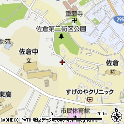 千葉県佐倉市城内町130周辺の地図