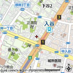 築地銀だこ　入谷駅前店周辺の地図
