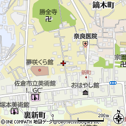 千葉県佐倉市中尾余町周辺の地図