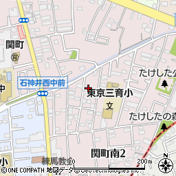東京都練馬区関町南2丁目27-7周辺の地図