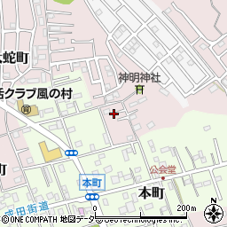 千葉県佐倉市大蛇町573-4周辺の地図