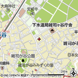 東京都豊島区雑司が谷1丁目10周辺の地図