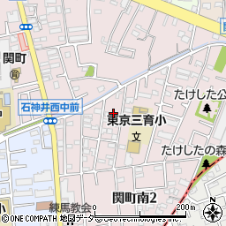 東京都練馬区関町南2丁目27周辺の地図