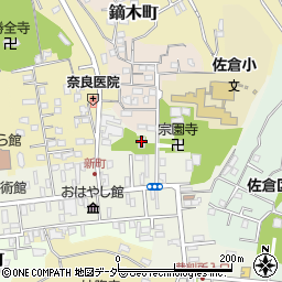 嶺南寺周辺の地図