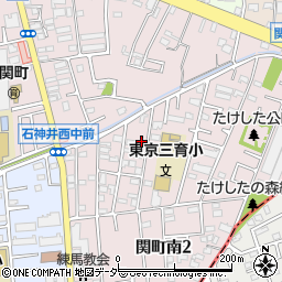 東京都練馬区関町南2丁目27-17周辺の地図
