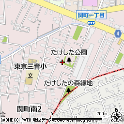 東京都練馬区関町南2丁目7-14周辺の地図
