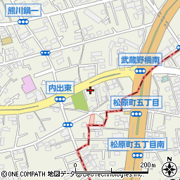 東京都福生市熊川424周辺の地図