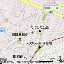 東京都練馬区関町南2丁目8-43周辺の地図