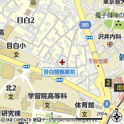 東京都豊島区目白2丁目8周辺の地図