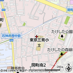 東京都練馬区関町南2丁目8-16周辺の地図