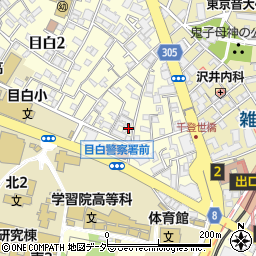 東京都豊島区目白2丁目8-1周辺の地図