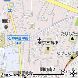 東京都練馬区関町南2丁目27-8周辺の地図