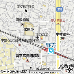 西京信用金庫野方支店周辺の地図