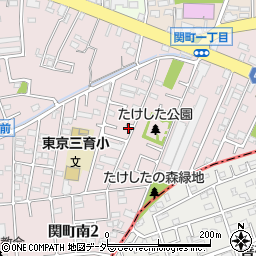 東京都練馬区関町南2丁目8-42周辺の地図