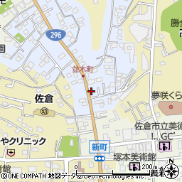 千葉県佐倉市並木町5-24周辺の地図