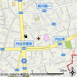 東京都福生市熊川386-3周辺の地図