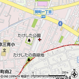 東京都練馬区関町南2丁目6周辺の地図