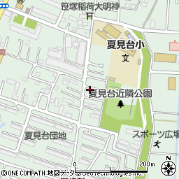 千葉県船橋市夏見台2丁目10-7周辺の地図