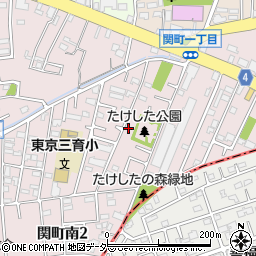 東京都練馬区関町南2丁目7-15周辺の地図