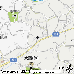 山梨県甲州市塩山中萩原682周辺の地図