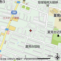 千葉県船橋市夏見台2丁目8-40周辺の地図