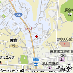 千葉県佐倉市並木町5-15周辺の地図