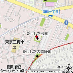 東京都練馬区関町南2丁目7周辺の地図