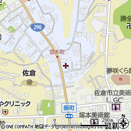 千葉県佐倉市並木町5-17周辺の地図