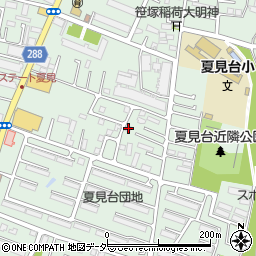 千葉県船橋市夏見台2丁目7-24周辺の地図