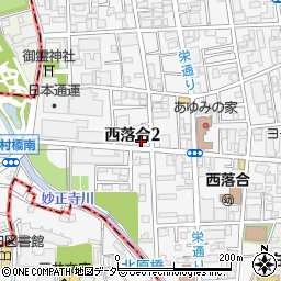 東京三協信用金庫西落合支店周辺の地図