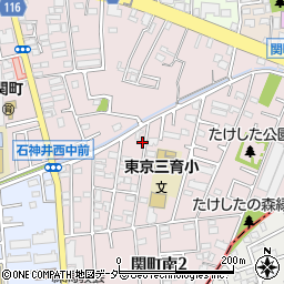 東京都練馬区関町南2丁目27-15周辺の地図