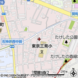 東京都練馬区関町南2丁目8-18周辺の地図