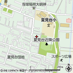 千葉県船橋市夏見台2丁目10周辺の地図