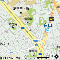東京都文京区白山5丁目1-14周辺の地図
