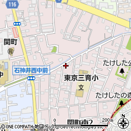 東京都練馬区関町南2丁目27-10周辺の地図