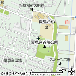 千葉県船橋市夏見台2丁目10-23周辺の地図