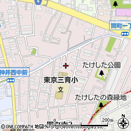 東京都練馬区関町南2丁目8-21周辺の地図