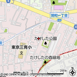 東京都練馬区関町南2丁目8-40周辺の地図