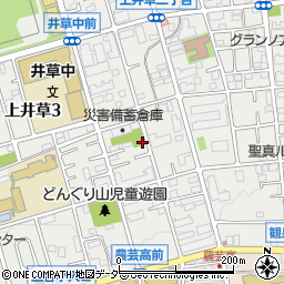 上瀬戸公園トイレ周辺の地図