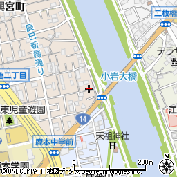 東京都江戸川区興宮町30-11周辺の地図