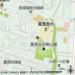 千葉県船橋市夏見台2丁目10-24周辺の地図