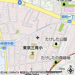 東京都練馬区関町南2丁目8-23周辺の地図